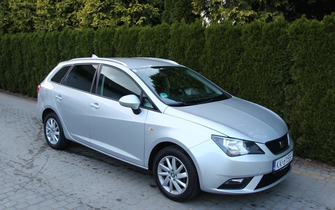 Seat Ibiza cena 25998 przebieg: 134500, rok produkcji 2015 z Niepołomice małe 92